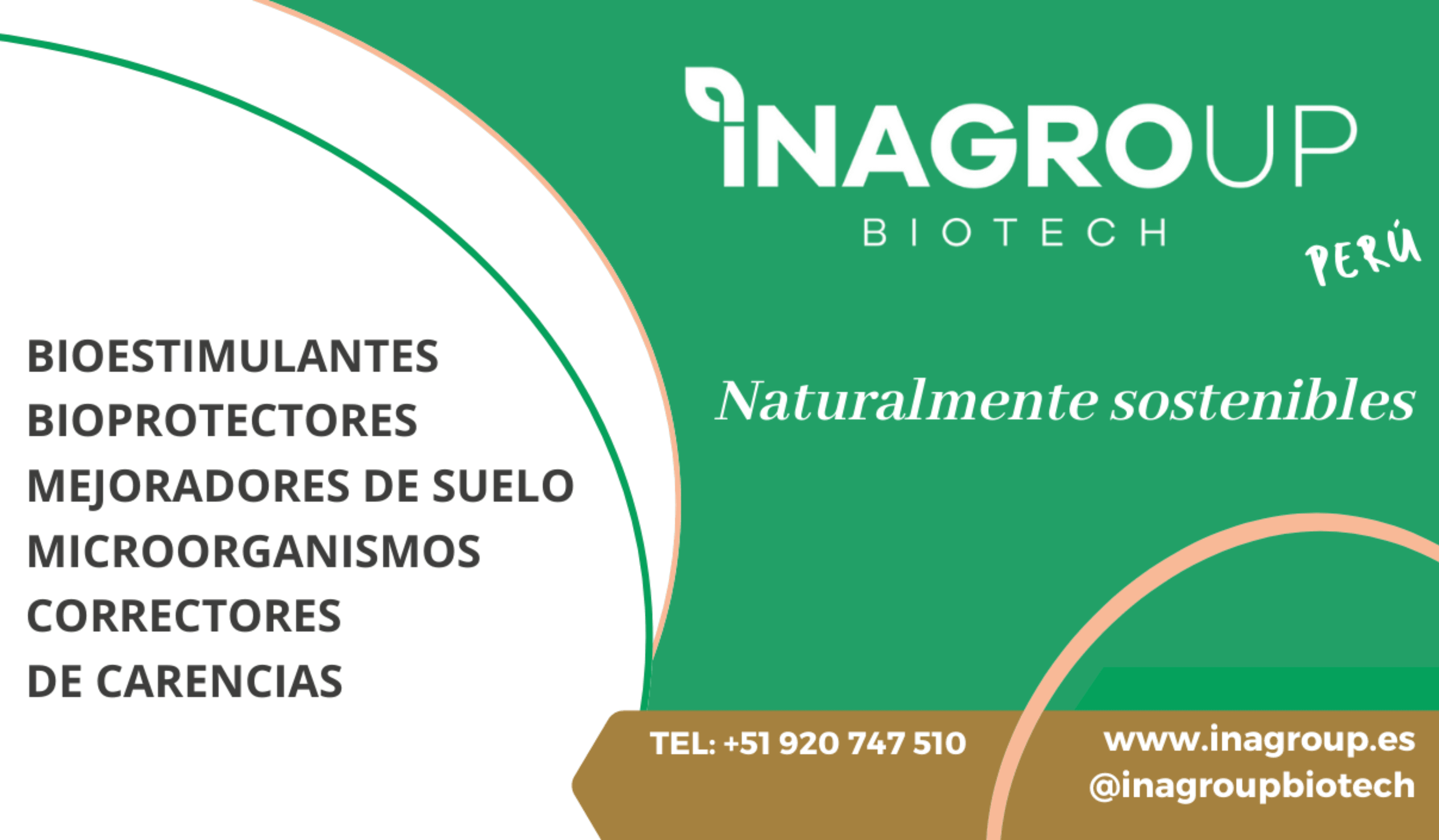 PUBLIRREPORTAJE: INAGROUP: Innovación en Bioestimulantes y Bioprotectores para una Agricultura Resiliente en Perú